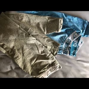 GYMSHARK flex leggings in khakis Size L
